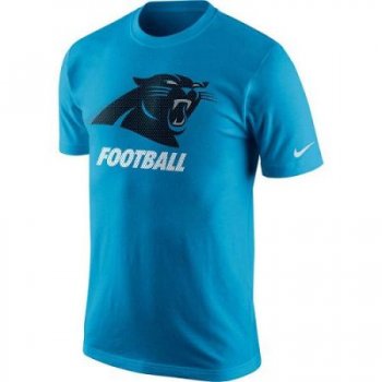 Men's Nike Carolina Panthers Blue Facility T-Shirt