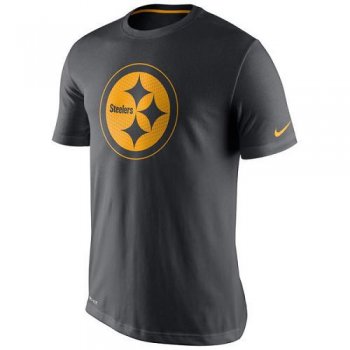 Men's Pittsburgh Steelers Nike Charcoal Team Travel Performance T-Shirt