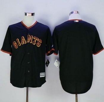 San Francisco Giants Blank Black Cool Base Stitched MLB Jersey