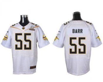 Nike Minnesota Vikings #55 Anthony Barr White 2016 Pro Bowl Men's Stitched NFL Elite Jersey