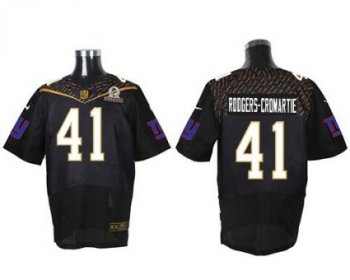 Nike New York Giants #41 Dominique Rodgers-Cromartie Black 2016 Pro Bowl Men's Stitched NFL Elite Jersey