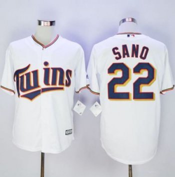 Minnesota Twins #22 Miguel Sano New White Cool Base Stitched MLB Jersey