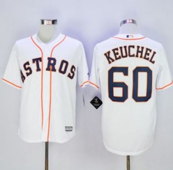 Houston Astros #60 Dallas Keuchel New White Cool Base Stitched MLB Jersey