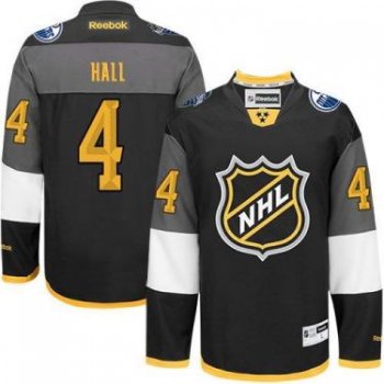 Edmonton Oilers #4 Taylor Hall Black 2016 All Star Stitched NHL Jersey