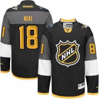 Nashville Predators #18 James Neal Black 2016 All Star Stitched NHL Jersey