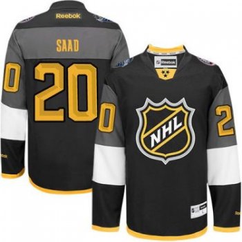 Columbus Blue Jackets #20 Brandon Saad Black 2016 All Star Stitched NHL Jersey