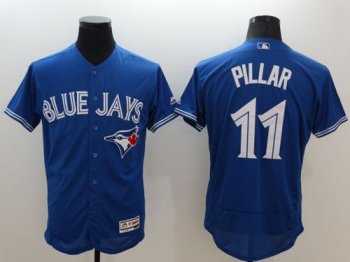 Toronto Blue Jays #11 Kevin Pillar Blue Flexbase Authentic Collection Baseball Jersey