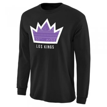 Sacramento Kings Noches Enebea Long Sleeves Black T-Shirt