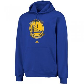 Adidas Golden State Warriors Logo Royal Pullover Hoodie Sweatshirt