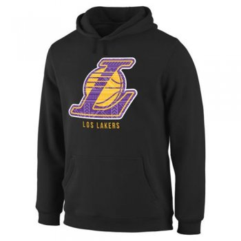 Los Angeles Lakers Noches Enebea Black Pullover Hoodie