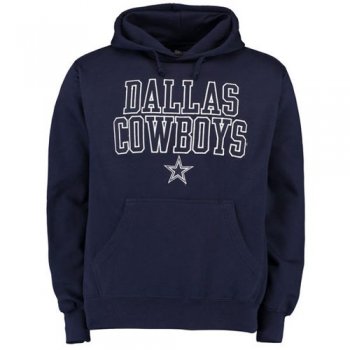 Dallas Cowboys Navy Bendire Pullover Hoodie