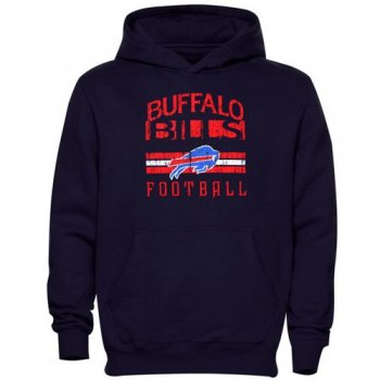 Buffalo Bills Navy Blue Pregame Pullover Hoodie