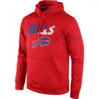 Buffalo Bills Nike Red Kick Off Staff Performance Pullover Hoodie