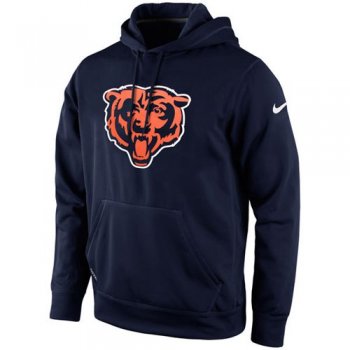 Chicago Bears Nike Navy Blue KO Logo Essential Hoodie