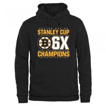 Boston Bruins Black Rinkside Victor Pullover Hoodie