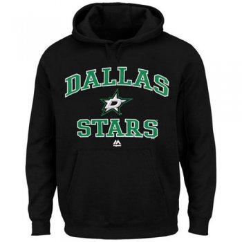 Dallas Stars Majestic Black Heart Soul Hoodie