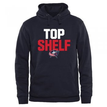 Columbus Blue Jackets Navy Top Shelf Pullover Hoodie