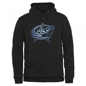 Columbus Blue Jackets Black Rinkside Pond Hockey Pullover Hoodie