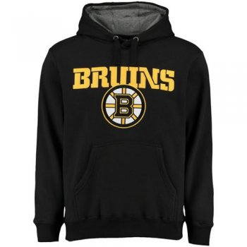 Boston Bruins Black Rinkside Grayton Pullover Hoodie