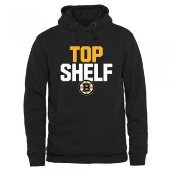 Boston Bruins Black Top Shelf Pullover Hoodie