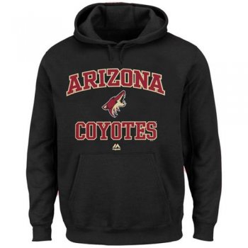 Arizona Coyotes Majestic Black Heart & Soul Hoodie