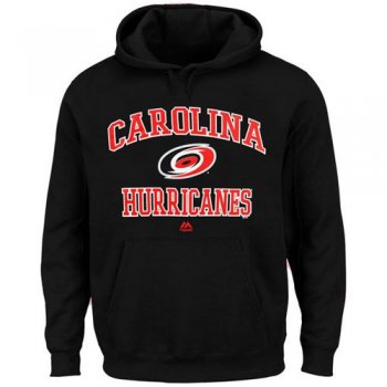 Carolina Hurricanes Majestic Black Heart Soul Hoodie