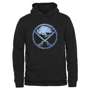 Buffalo Sabres Black Rinkside Pond Hockey Pullover Hoodie