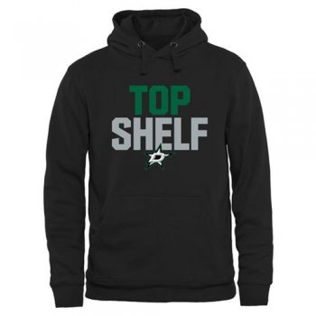 Dallas Stars Black Top Shelf Pullover Hoodie