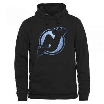 New Jersey Devils Black Rinkside Pond Hockey Pullover Hoodie