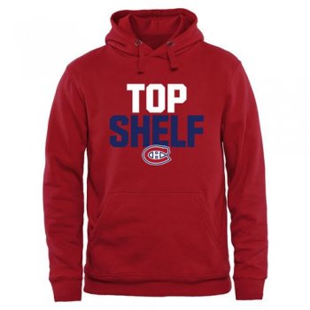 Montreal Canadiens Red Top Shelf Pullover Hoodie