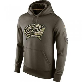 Men's Columbus Blue Jackets Nike Salute To Service NHL Hoodie