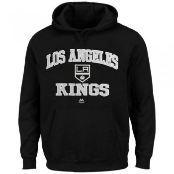 Los Angeles Kings Majestic Black Heart Soul Hoodie