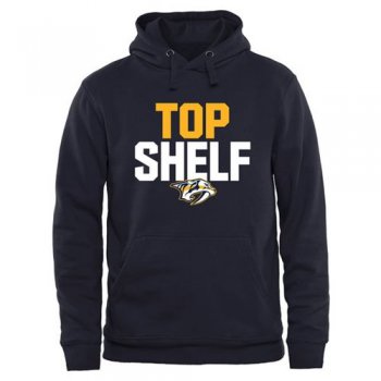 Nashville Predators Navy Top Shelf Pullover Hoodie