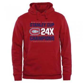 Montreal Canadiens Red Rinkside Victor Pullover Hoodie