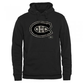 Men's Montreal Canadiens Black Rink Warrior Pullover Hoodie