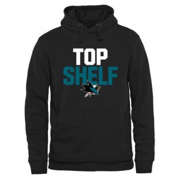 San Jose Sharks Black Top Shelf Pullover Hoodie