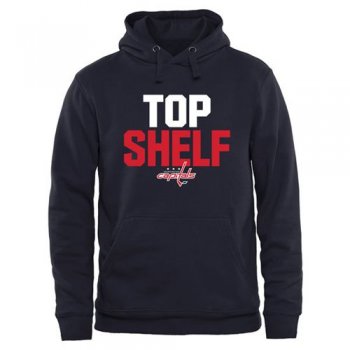 Washington Capitals Navy Top Shelf Pullover Hoodie