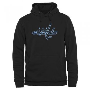 Washington Capitals Black Rinkside Pond Hockey Pullover Hoodie