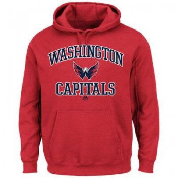 Washington Capitals Majestic Red Heart & Soul Hoodie