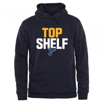 St. Louis Blues Navy Top Shelf Pullover Hoodie