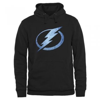 Tampa Bay Lightning Black Rinkside Pond Hockey Pullover Hoodie