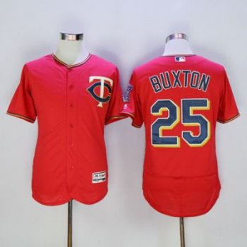 Minnesota Twins #25 Byron Buxton Red Flexbase Authentic Collection Baseball Jersey