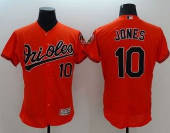 Baltimore Orioles #10 Adam Jones Orange Flexbase Authentic Collection Stitched Baseball Jersey