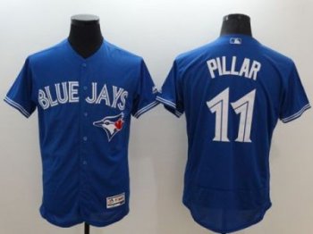 Blue Jays #11 Kevin Pillar Blue Flexbase Authentic Collection Stitched Baseball Jersey