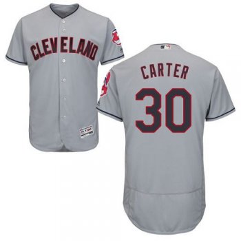 Cleveland Indians #30 Joe Carter Grey Flexbase Authentic Collection Stitched Baseball Jersey