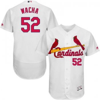 St Louis Cardinals #52 Michael Wacha White Flexbase Authentic Collection Stitched Baseball Jersey