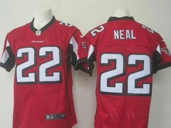 Men's Atlanta Falcons #22 Keanu Neal Nike Red Stitched NFL Elite Jersey