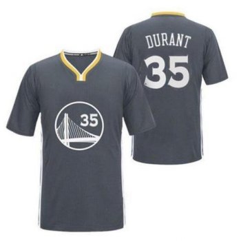 Golden State Warriors #35 Kevin Durant Mens Black Jersey