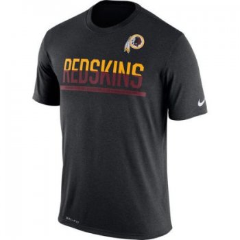 Mens T-Shirt_NFL Washington Redskins Nike Black Team Practice Legend Performance Dri-FIT T-Shirt