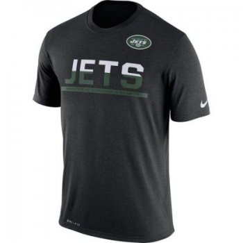 Mens T-Shirt_NFL New York Jets Nike Black Team Practice Legend Performance Dri-FIT T-Shirt